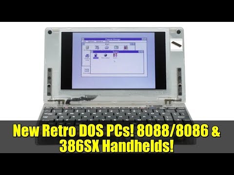 New Retro DOS PCs! 8088/8086 & 386SX Handhelds!