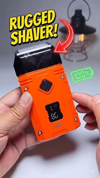 The Ultimate Rugged Pocket Shaver! 🪒🔥 #techfinds