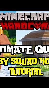 Minecraft: How To Build A Squad House | Tutorial
