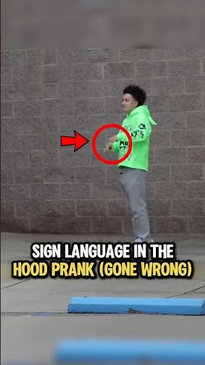 Fake Sign Language In The Hood Prank (Gone Wrong) 😬