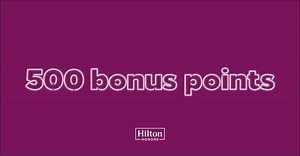 We love throwing you a bonus—that’s why you get 500 Bonus Points for booking with the Hilton Honors app. | Hilton Honors