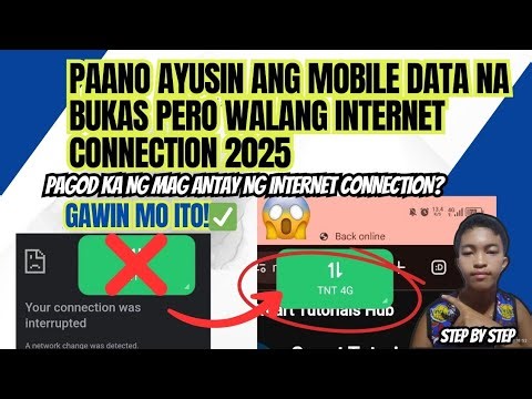 PAANO AYUSIN ANG MOBILE DATA