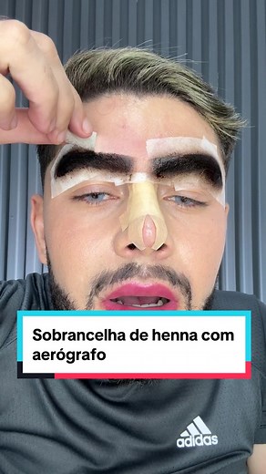 Sobrancelha de Henna com Aerógrafo - Tutorial Rápido e Natural