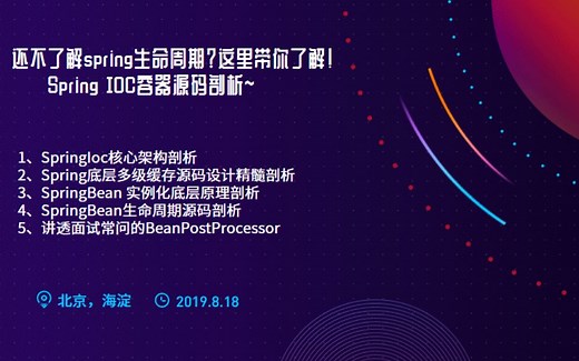 还不了解spring生命周期？这里带你了解！Spring IOC容器源码剖析~