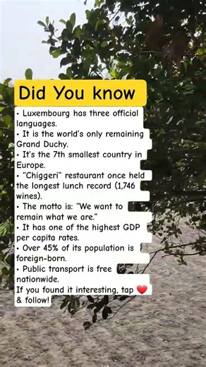 Luxembourg Surprising Facts