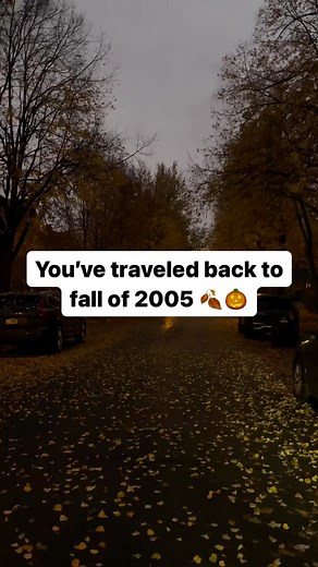 Fall Scenery on Instagram: "Feels like a dream now 🌀🤎 #fall #autumn #halloween #october #autumnleaves #pumpkin #autumncolors #spooky #spookyseason #fallfoliage #autumnvibes #cozyvibes #fallscenery #nostalgia #y2k #everydayishalloween #2000s"