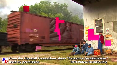91K views · 5.5K reactions | The Carland Grain Elevator crew is taking a break and as Berkshire 765 rolls by with a freight, only half-heartedly acknowledges it. Twice!  From the Highball Productions show "Berkshire Doubleheader" https://rfd.video/BerkDouble | Steam Giants | Facebook