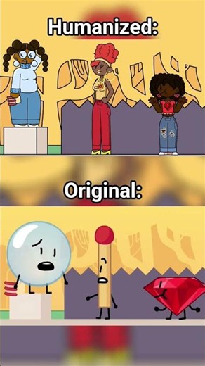 #bfb Reanimated Scene COMPARISON #shorts