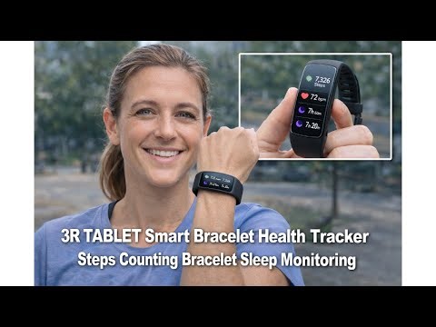 💍 3R TABLET Smart Bracelet Health Tracker Review – Steps & Sleep Monitoring Worth It? 🌙