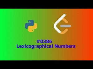 No Sound Leetcode 386: Lexicographical Numbers
