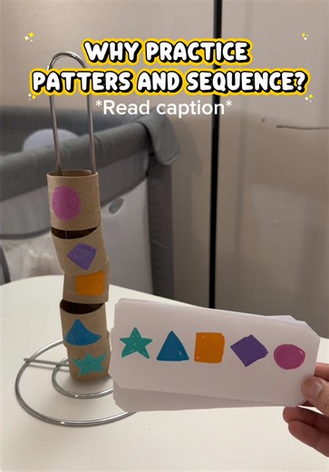 As a teacher and a mom, I’ve learned that patterns and sequences are more than just fun toddler activities — they are actually early brain workouts. When toddlers practice patterns (like red-blue-red-blue) or simple sequences, they are learning how to predict, organize, and understand what comes next. These small skills build the foundation for math, reading, and problem-solving later on. For little learners like Jayden, activities like this help them: • strengthen critical thinking • improve fo