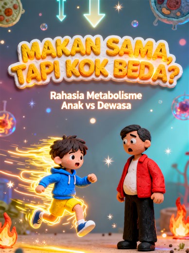 Metabolisme Anak vs Dewasa: Kenapa Berbeda?