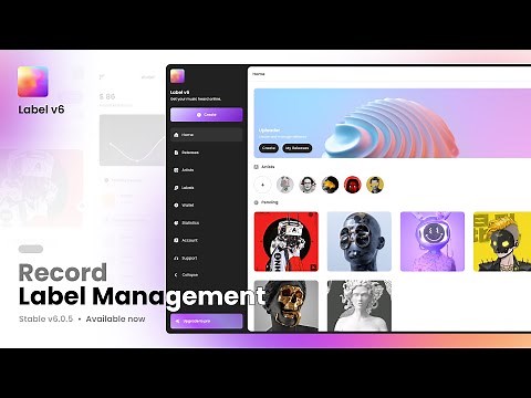 Label v6 - Music Distribution management / White Label & Branding Solution [Record label management]