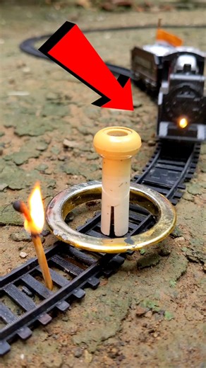 EXPERIMENT 😱 TRAIN VS GIANT TOWER BLOCKADE... #train #experiment #shorts