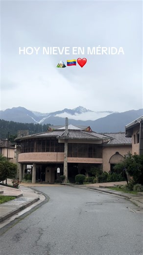 Nevó en Mérida Venezuela 🏔️🇻🇪