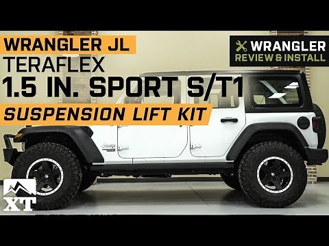 Jeep Wrangler JL Teraflex 1.5" Sport S/T1 Suspension Lift Kit (2018-2019) Review & Install