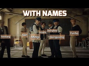 ATEEZ INCEPTION MV WITH NAMES