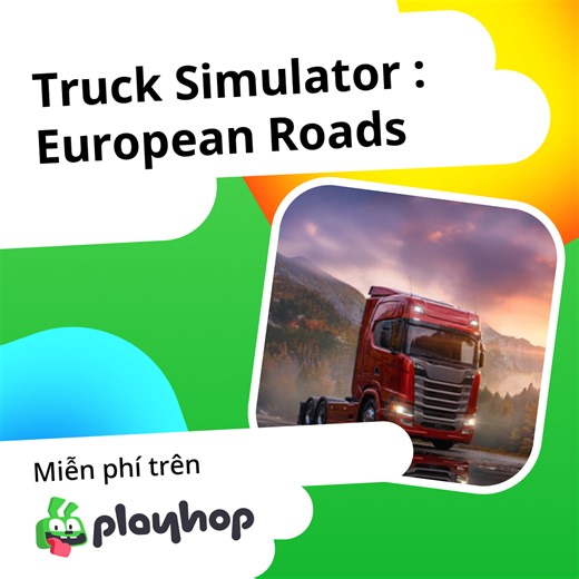 Truck Simulator : European Roads: Chơi trực tuyến miễn phí trên Playhop