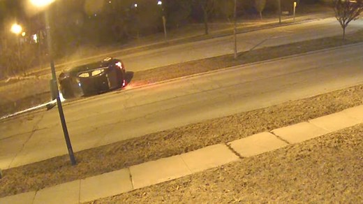 Suspected drunken driver crashes into tree right outside Greendale Police Department