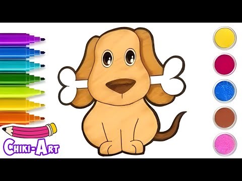 🐶 How To Draw A Cute Dog | Easy Step-by-Step Tutorial 🎨 | Chiki Art
