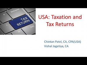 Overview of USA Taxation and Tax Return Forms