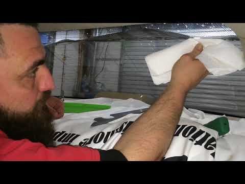 The glue method for dot matrix : how to tint car windows