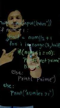 Prime Number or Not Code in Python