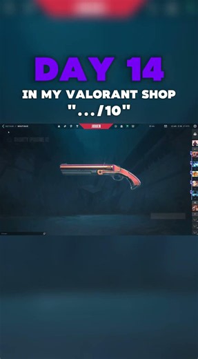Day 14 in my Valorant shop #riot #riotgames #valorant #clips