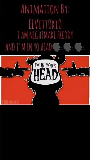 I'm Nightmare Freddy And I'm In Yo Head🗣🗣🗣 | Withered Foxy The Pirate | #ytshorts #shorts #fnaf