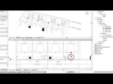 HVAC System Design: Mechanical Duct Modeling in Revit (1 of 4)