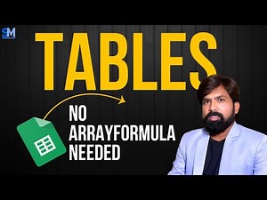 How to Use Tables in Google Sheets (New Feature 2025) | Everything About Tables in Google Sheets