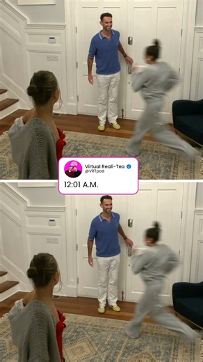 Virtual Reali-Tea by Page Six on Instagram: "SPRINTING to the bed the second the clock strikes midnight. 🩷📹:"Summer House"/Peacock"