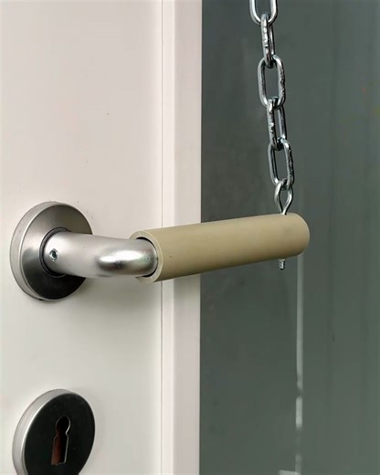 1.8M views · 10K reactions | PVC Pipe Door Lock Hack | Genius Inventions | Facebook