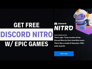 How To Get DISCORD NITRO FREE With Epic Games | Fastest Method