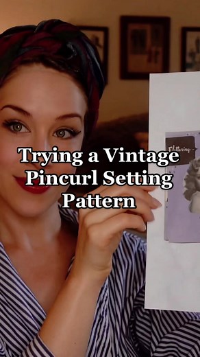 Vintage Pincurl Setting Pattern Tutorial by Mrs. Dupuy
