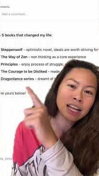 Top 5 books that changed my life and l love rereading. Highly recommend diving into one of them duri