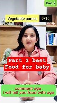 Baby Food Chart 2026 Part2|What to Feed Your Baby Daily!Simple Homemade recepie#trending #foodchart#