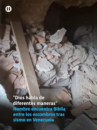 El pasado miércoles 24 de junio Venezuela fue sacudida por unos fuertes terremotos. Los venezolanos se han unido para buscar y rescatar a las personas que quedaron atrapadas entre los escombros. En redes sociales circula un video de un señor que estaba dentro de lo que parece ser una casa derrumbada y al entrar dice
