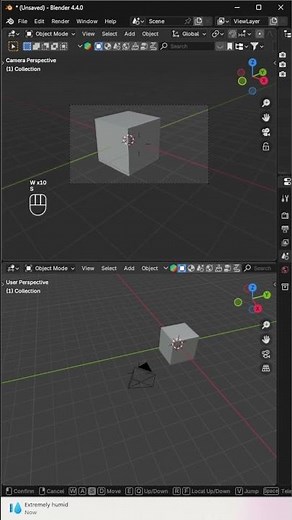 Control Camera with Fly Mode in Blender 🎥 #blender #FlyMode #cameracontrol #3d