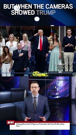 Trump Booed at US Open 🎾 | Crowd Reactions Go Viral