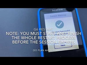 Dexcom G6 restart