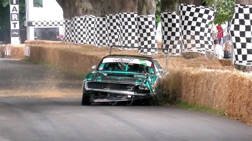 Drift Car Crashes and Close Calls at Goodwood Festival of Speed 2021: Best Moments