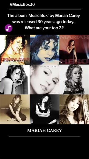 Celebrating 30 Years of Mariah Carey's 'Music Box' | Top Hits & Milestones