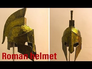 How to make Roman helmet out of Cardboard|DIY Roman helmet |Homemade Greek helmet