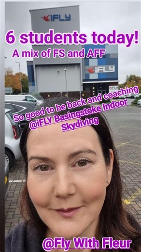 This week's wonderful Fly With Fleur flyers at iFLY Basingstoke...