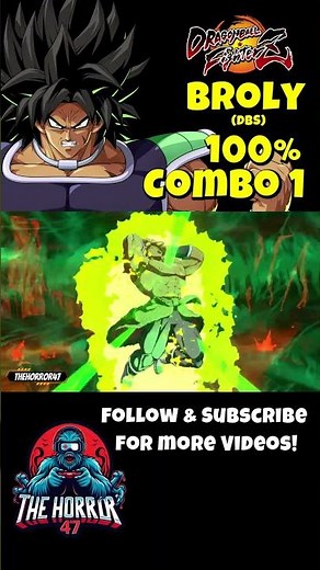 Broly (DBS) 100% Combo #1 ⚡ Dragon Ball FighterZ Gameplay!