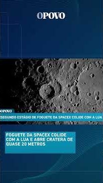 SpaceX rocket crashes into the Moon, carving out a crater nearly 20 meters wide