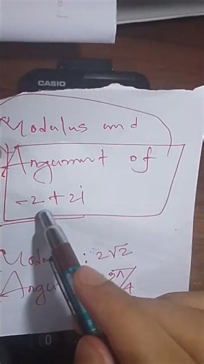 Casio 991CW Trick 😱 | Complex Number in 10 sec | Modulus & Argument Shortcut #education #maths
