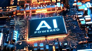 Artificial Intelligence on processor in computing system, AI powered technology, machine learning innovation