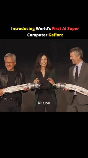 StackToMillion® | “The future isn’t coming — it’s already here.” 🤖⚡ Meet Gefion — the world’s first AI supercomputer, designed to think, learn, and process... | Instagram
